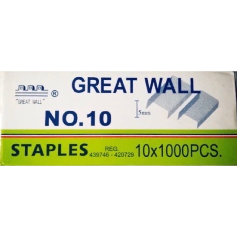 

(10kotak) Isi Staples Great Wall HD10
