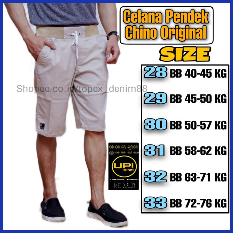 CELANA PENDEK PRIA RIB RIP PINGGANG KARET MELAR ORIGINAL