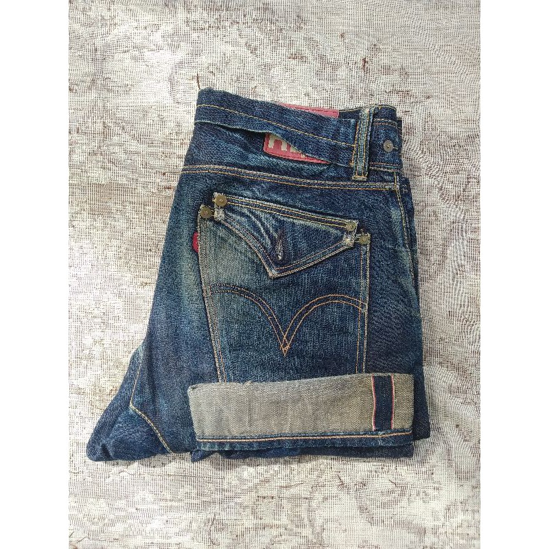 levis red 2919 vintage selvedge buckle back second original