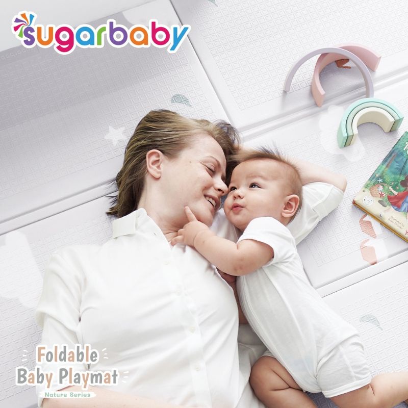 Sugarbaby / Sugar Baby Foldable Baby Playmat murah (Nature Series) / Playmat Lipat Anak / Karpet Lipat Bayi / Matras Bayi