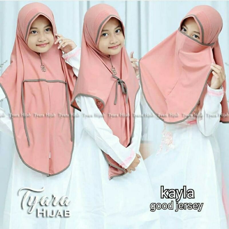 KERUDUNG ANAK CADAR | JILBAB ANAK NIQAB | HIJAB ANAK NIQAB 3IN1