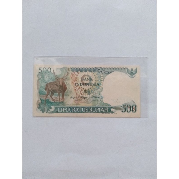 uang Kuno 500 kijang menjangan asli