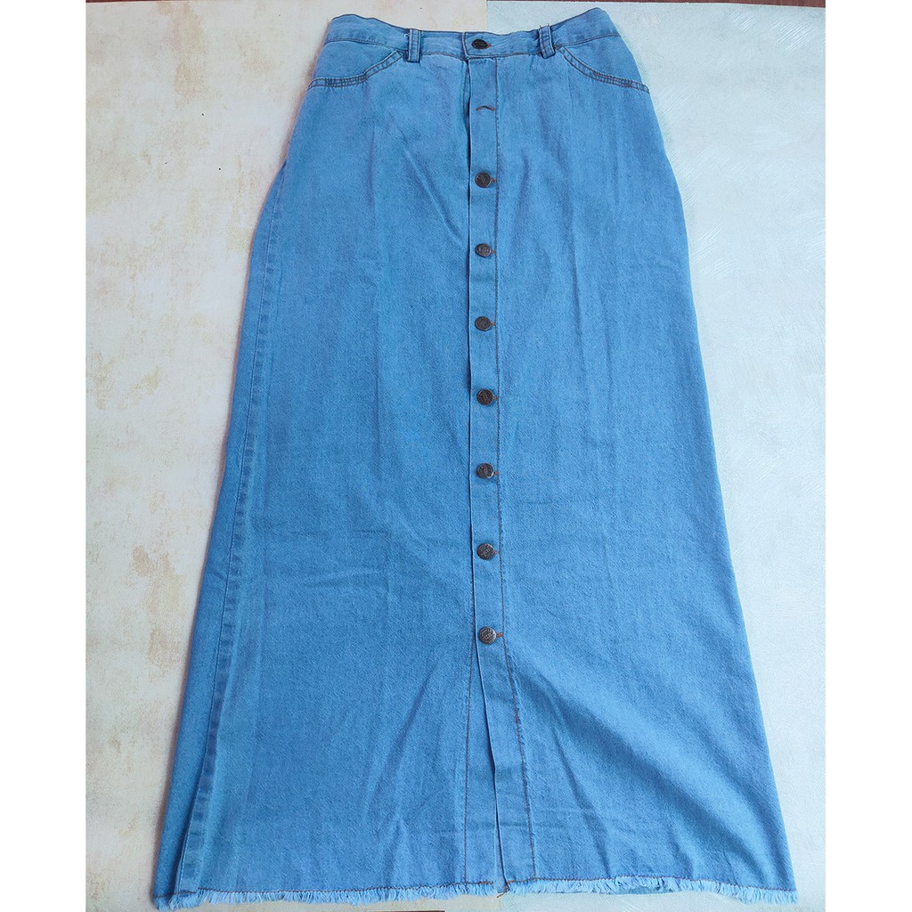 ROK BUTTON 9 JEANS RAWIS / ROK JEANS / ROK RAWIS / ROK RUMBAI / NIKITA SKIRT