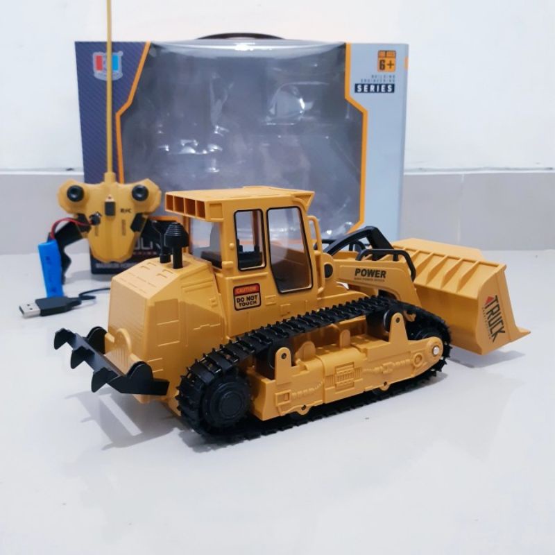 Rc Truck Bulldozer Remote Control - Mainan Alat Berat Remot Kontrol