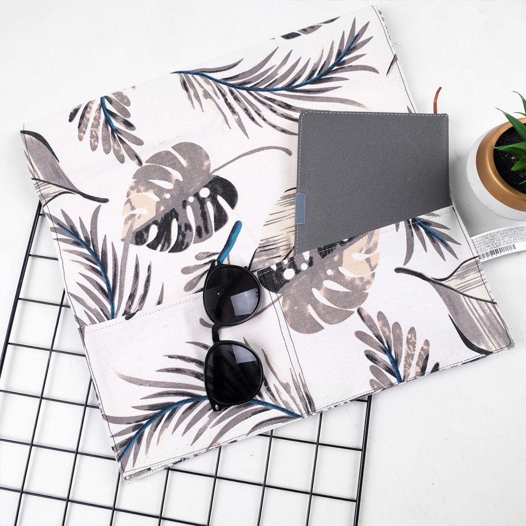 Tutup Kulkas 1 Pintu Bahan Kanvas Motif Ukuran 40x120cm | Taplak Kulkas Murah | Cover Kulkas Set