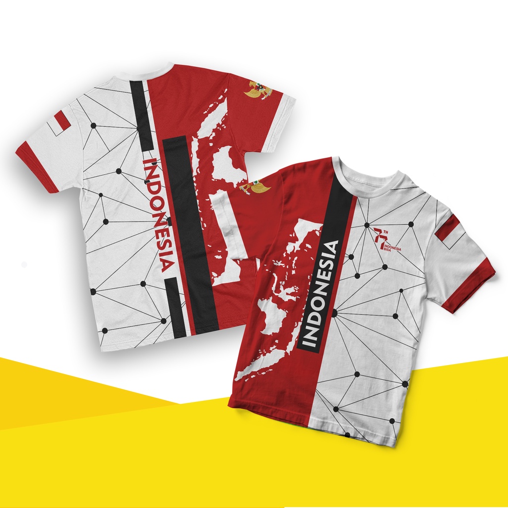 Baju Kaos Anak HUT RI-77 06 Full Print Printing Premium