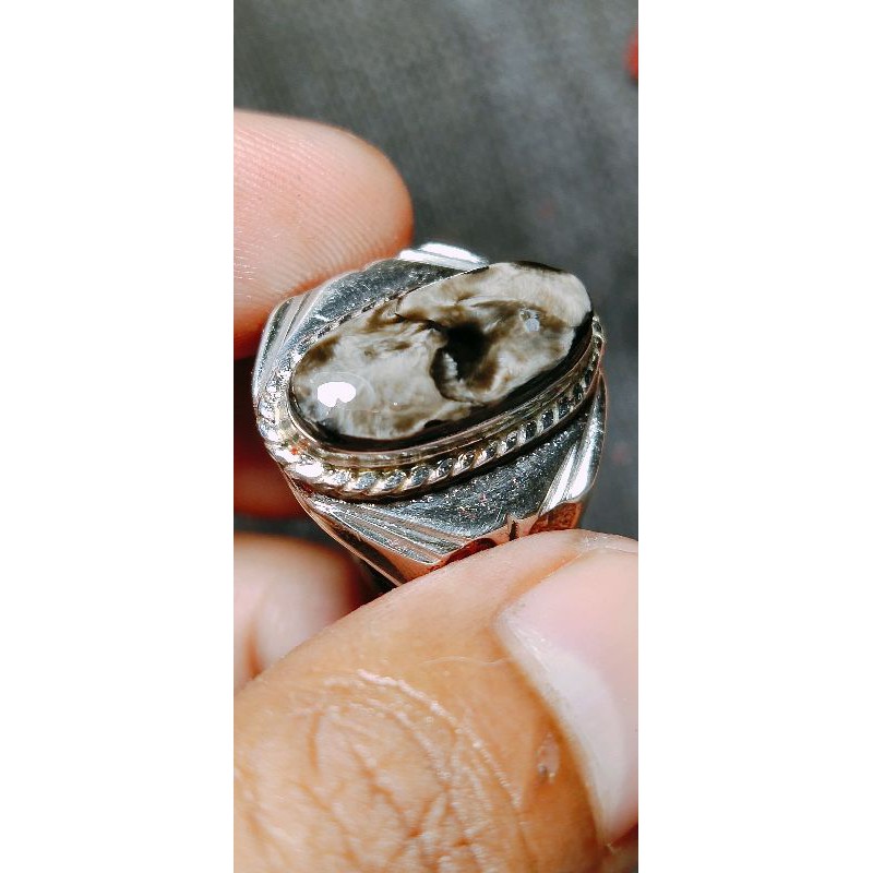 batu akik bulu macan lumajang