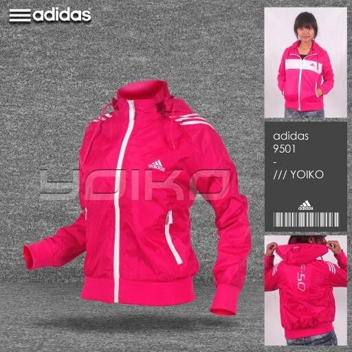 Terbaru      exxclusive jaket adidas wanita bolak balik original import M L XL XXL big size