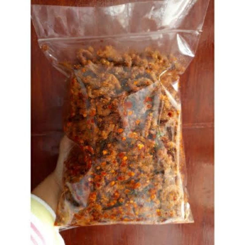 

usus crispy pedas daun jeruk 1kg murah