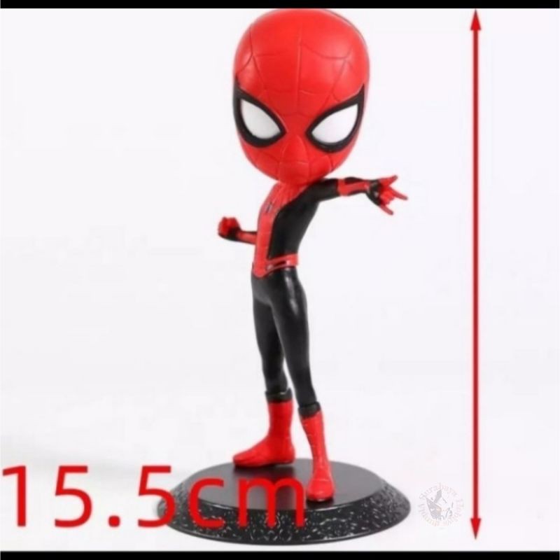 Action Figure Qposket Spiderman Pajangan Mobil Dashboard Mobil