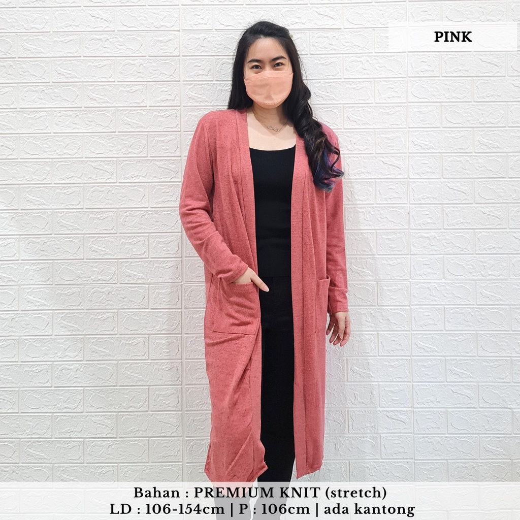 3170 bia knit long vest