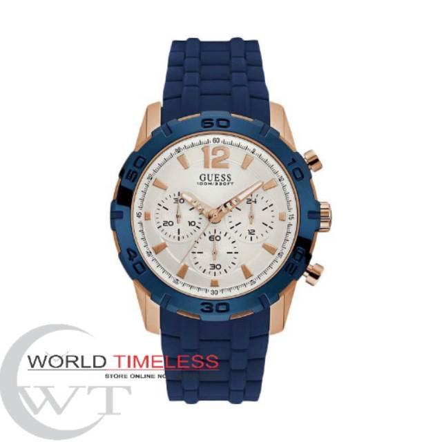 Jam Tangan Pria Merk Guess Collection Type : w0864G5 Baterai