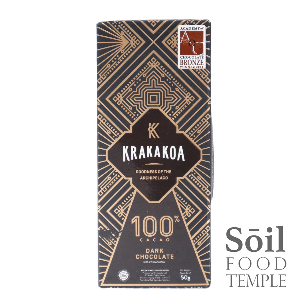 

Krakakoa 100% Dark Chocolate / Krakakoa Cokelat Murni by Soil Food Temple