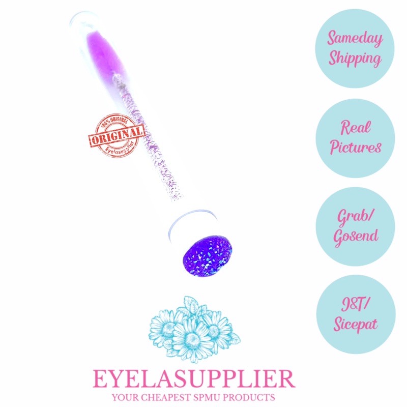 mascara wand glitter dengan tabung with TUBE sisir bulu mata disposal kuas brush maskara