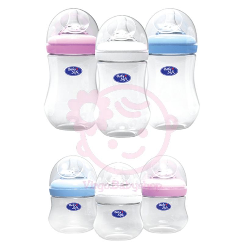 Baby Safe Botol Wide Neck 125ml &amp; 250ml