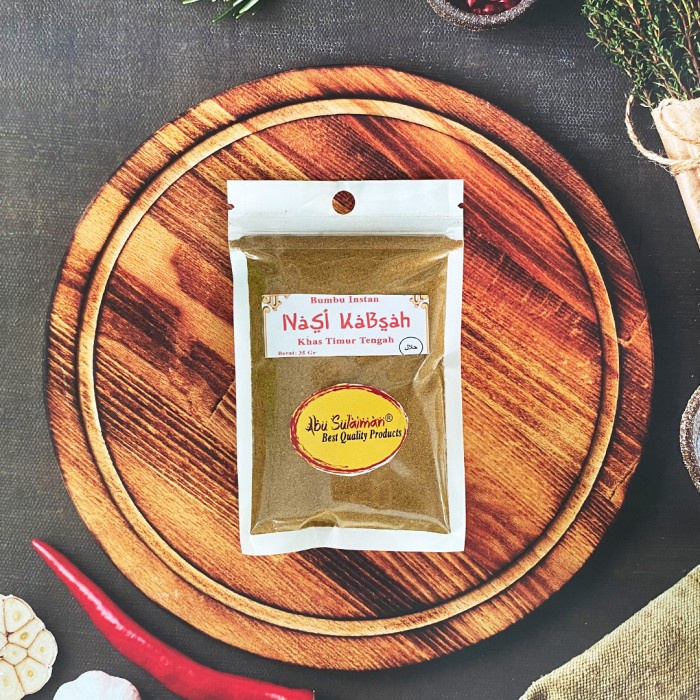 

Lebih Hemat! Bumbu Kabsah Abu Sulaiman untuk ukuran 1 Liter Beras