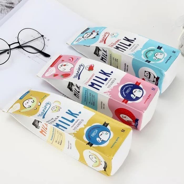 

Murah Tempat Pensil Kotak Susu Stationary Korea Alat Tulis Pencil Case Terbatas