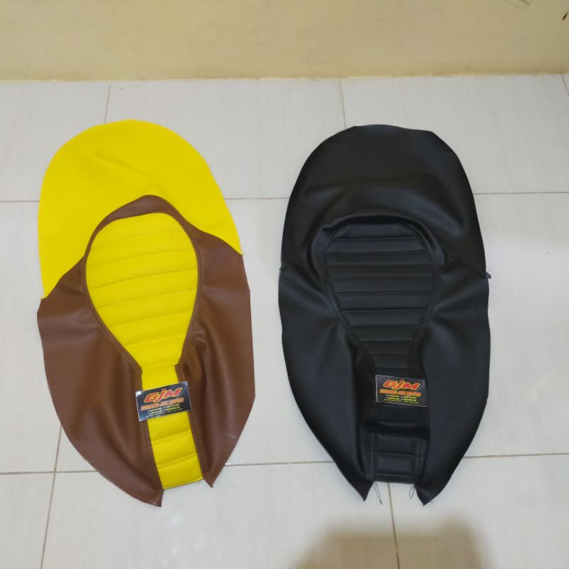 kulit jok Fino modif-cover jok Fino caferacer