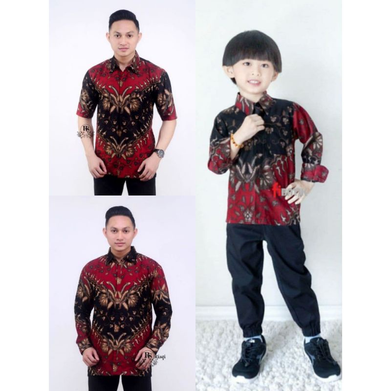 TERBARU couple sweet || couple batik ayah dan anak BATIK KERIS