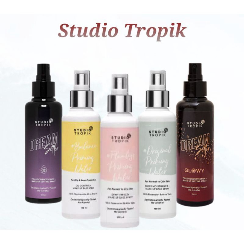 STUDIO TROPIK Priming Water STUDIO TROPIK Dream Setter Studio Tropik Setting Spray