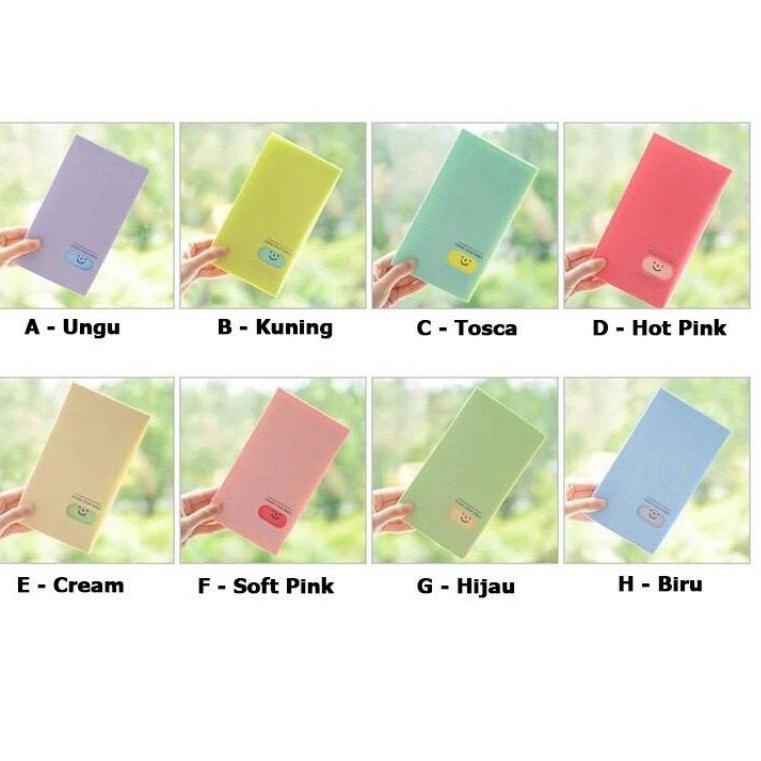 

[KODE CRT8U] Tempat Kartu Nama Photo Lomo Card 120pcs Smiley Multicolor