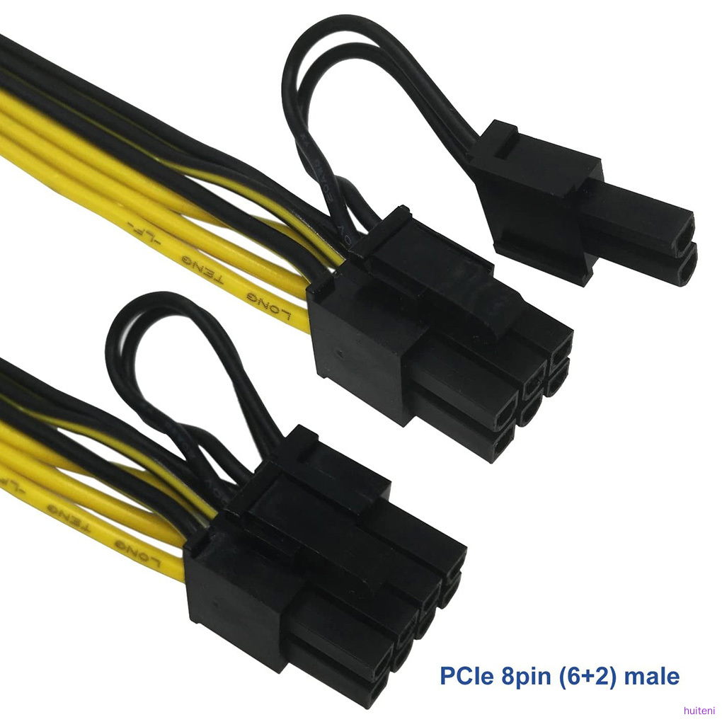 Kabel Adapter Pci-E 8pin To 8pin Female Ke Male Untuk Komputer