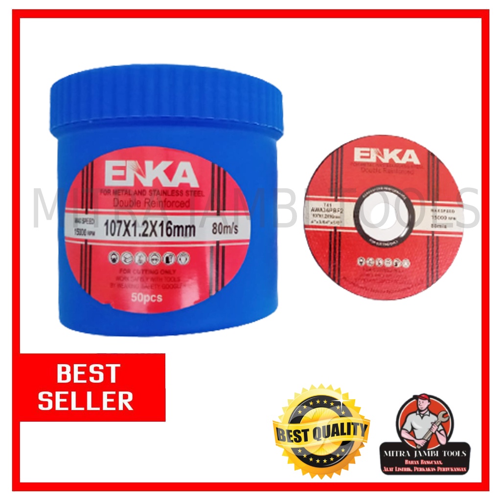 BATU GERINDA MATA POTONG BESI ENKA 4 INCH