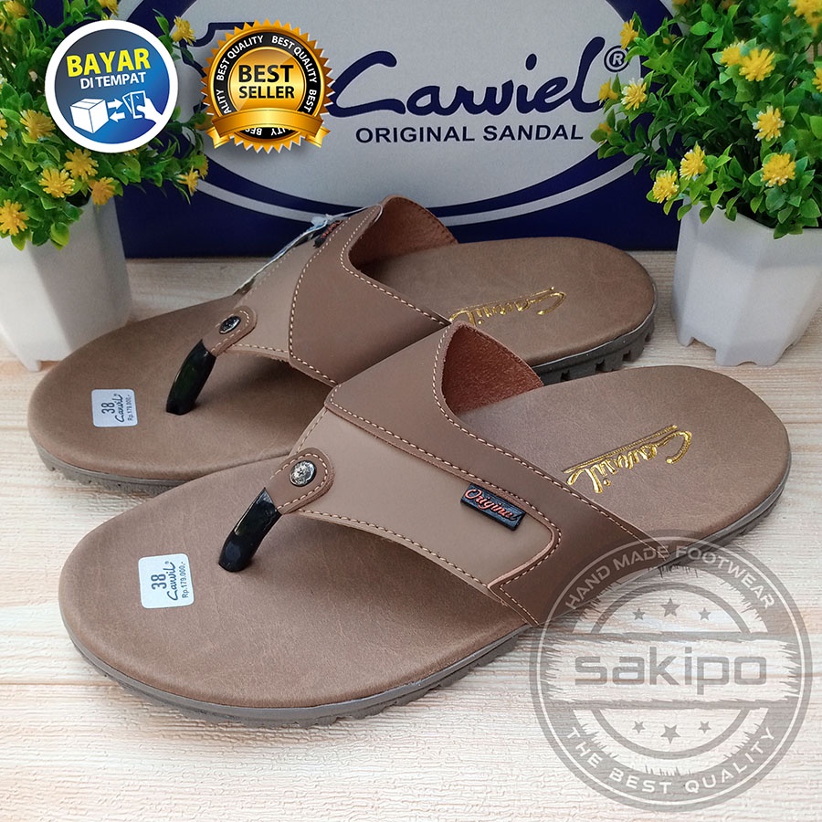 PROMO 9.9 SUPER SHOPPING DAY !! SANDAL PRIA DEWASA REMAJA JAPIT HITAM CANVIL MODIS TERBARU / SAKIPO
