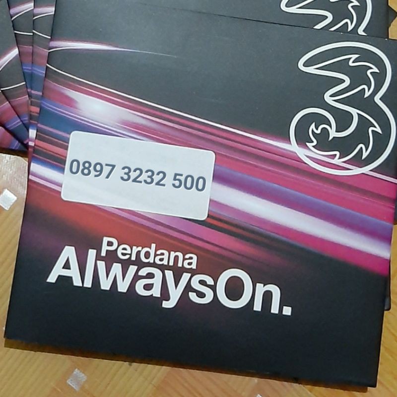 Nomor Cantik Kartu Perdana Tri Always On 11 Digit