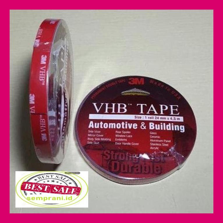 

84S0Perawatankendaraan Double Tape 3M Vhb Isolasi Ukuran 12 Mm 4 5M Perekat 3M Lem 3M 840Sm