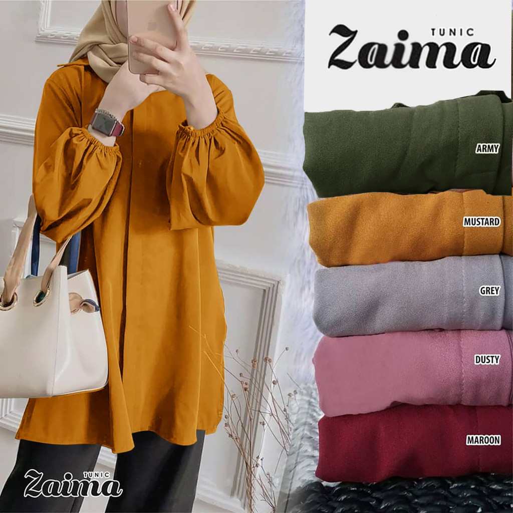 FASHION MUSLIM ATASAN TOP ZAIMA DMR