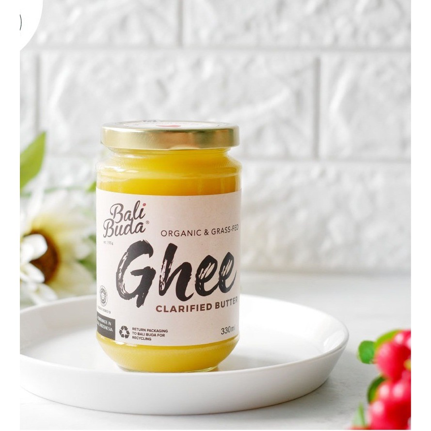 ORGANIC &amp; GRASS FED GHEE BALI BUDA BUTTER ORGANIC 330ML