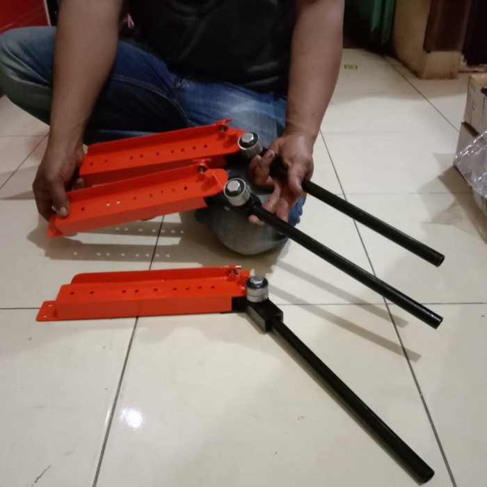 alat bending manual besi beton begel