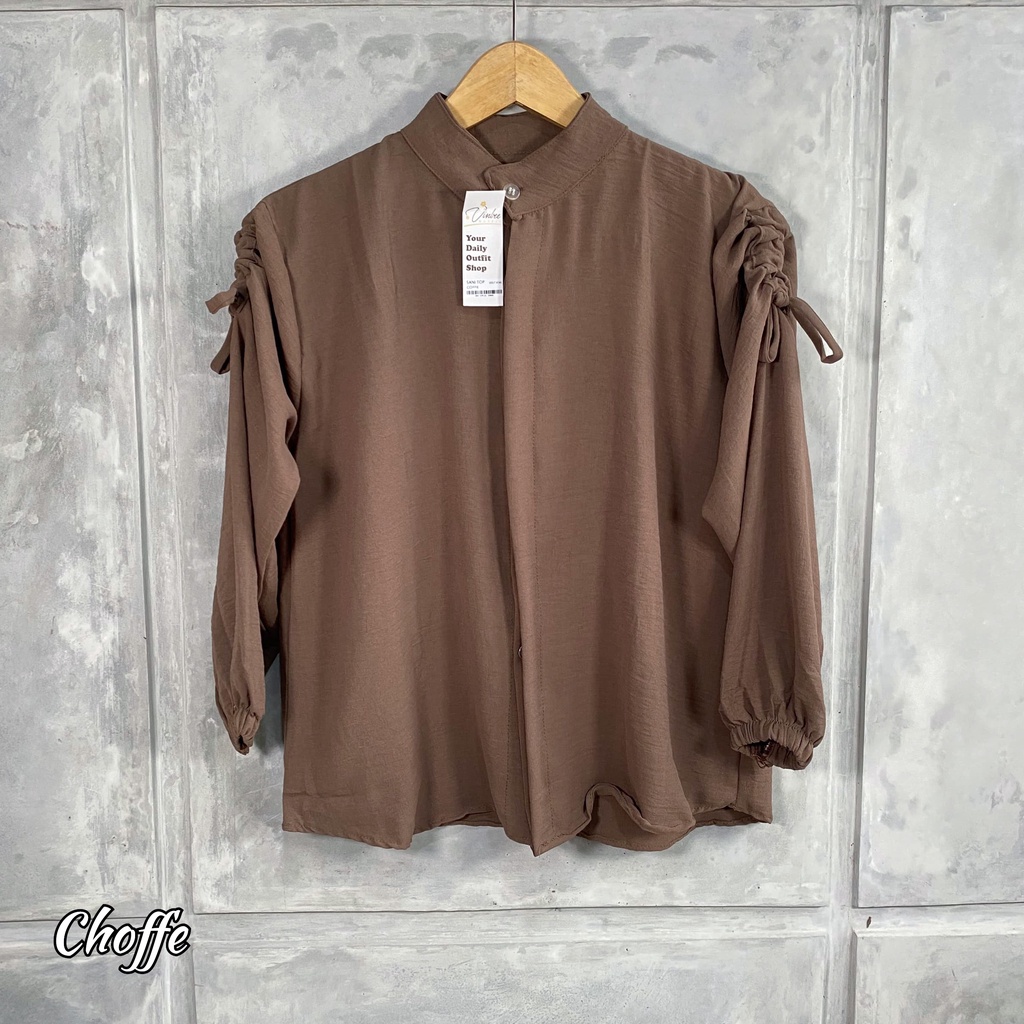 SANI TOP BLOUSE - KEMEJA SERUT CRINCLE AIRFLOW