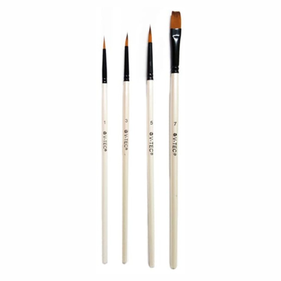 V-TEC Kuas Set Artist Brush Isi 4 Kuas A0286/4