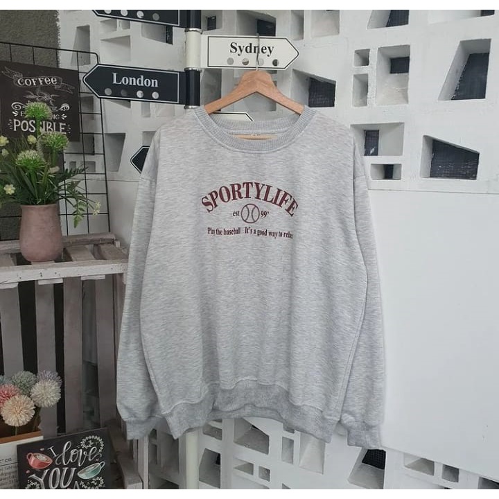 Sweater Wanita Grosir Berkualitas - Sporty life