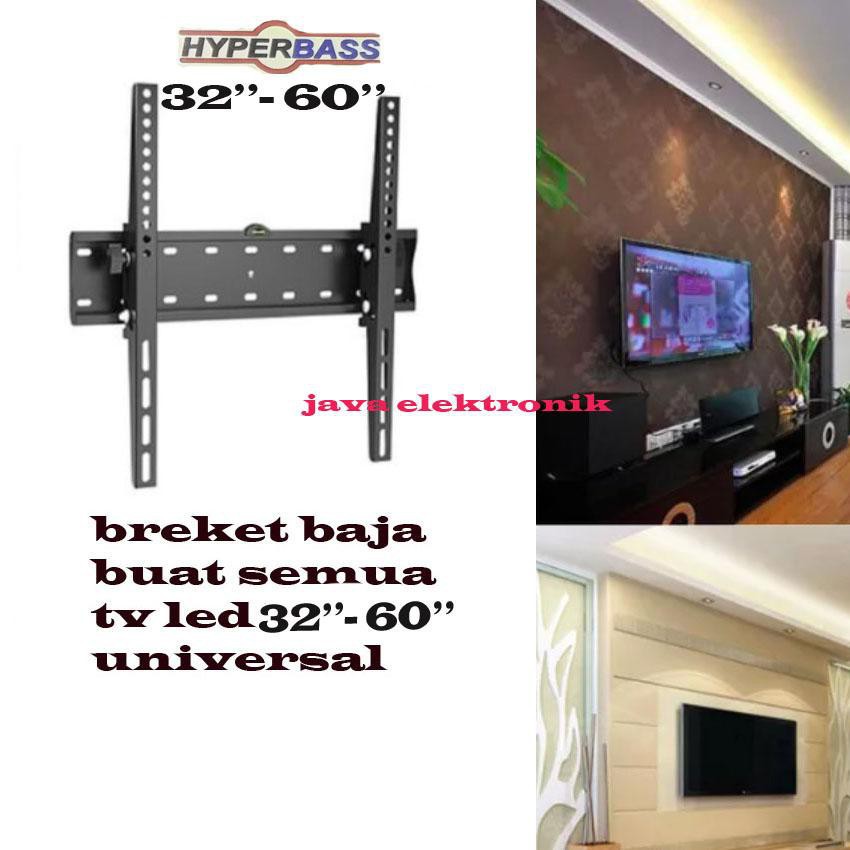 Bracket besi TV LED/LCD 32-60 inch - Breket TV / Braket TV- hitam