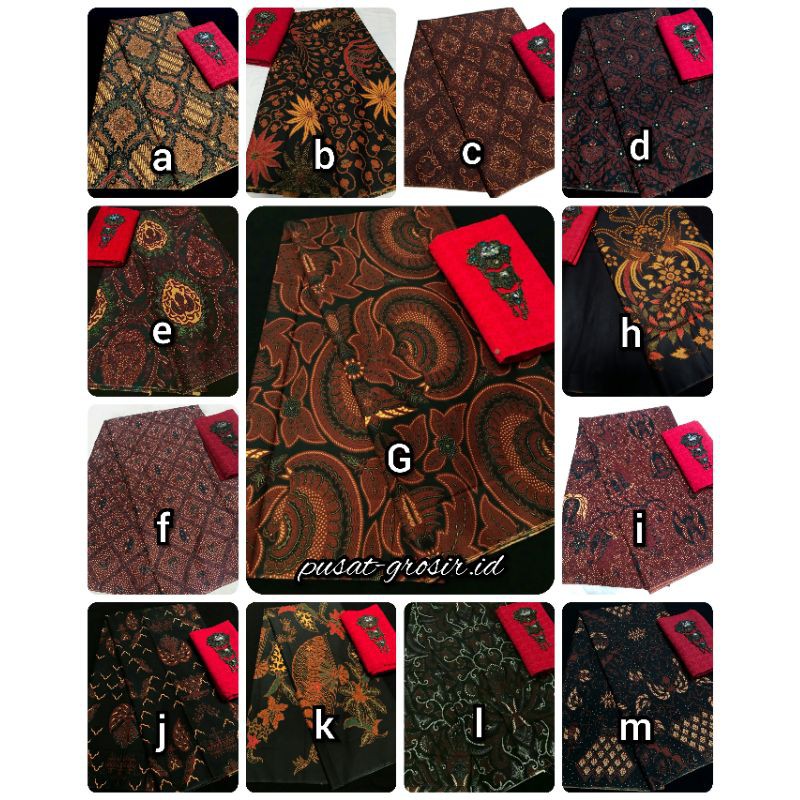 KAIN BATIK JARIK SESERAHAN SOGAN HALUS SANTOSO