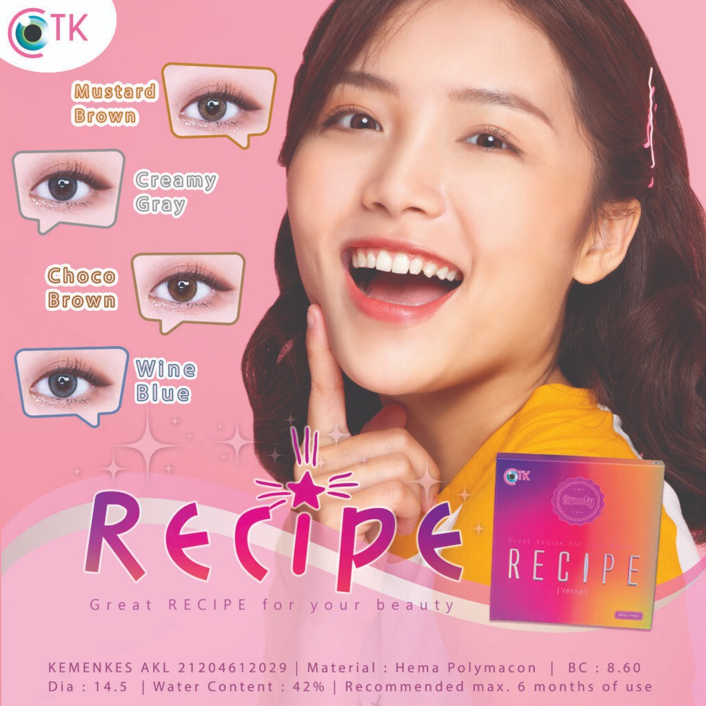 ORIGINAL SOFTLENS DIAMETER  14.5 SOFTLENS RECIPE SOFTLEN RECIPE NORMAL &amp; MINUS  BY CTK SOFTLEN WARNA ORIGINAL