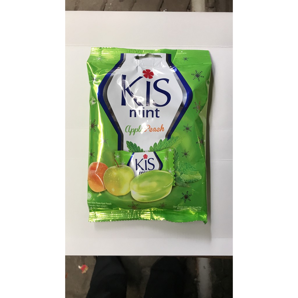 

PROMO PERMEN KIS MINT APPLE PEACH 1 BUNGKUS / 125 GRAM / HIJAU APEL DUS TERMURAH