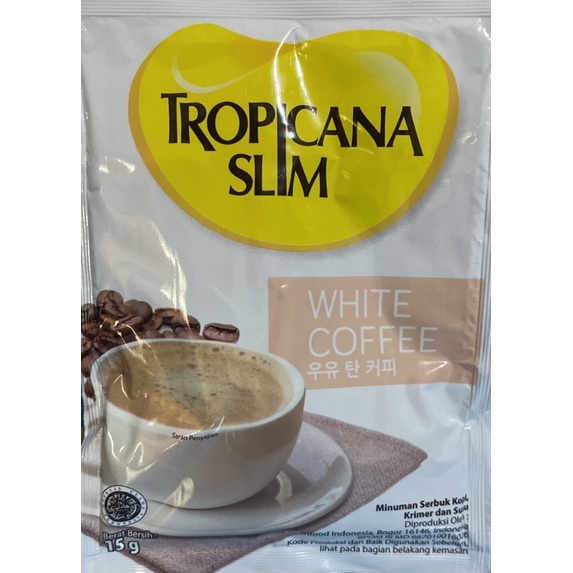 

Tropicana slim white cofee 1 sachet