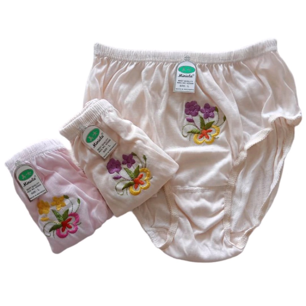 CELANA DALAM WANITA MINIOLA BORDIR