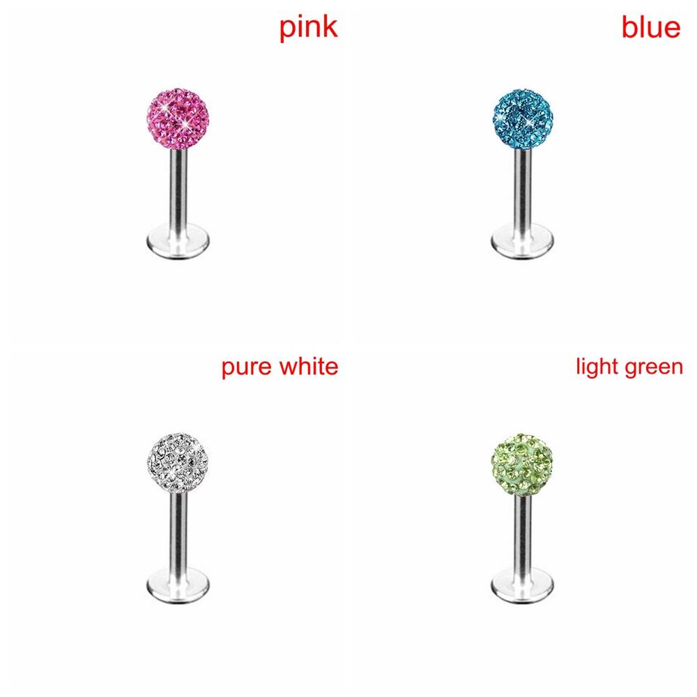 Wonder Piercing Stud Fashion Cincin Telinga Bibir Tubuh Baja Bedah Tragus Bar Untuk Wanita