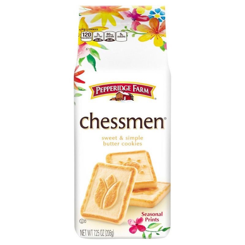 

Papperidge Farm Chessmen/Brussels/Verona/Sausalito/Chesapeake Biscuit