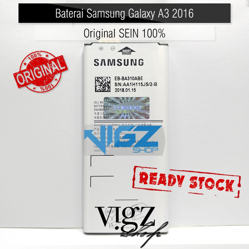 Baterai Samsung Galaxy A3 A310 2016 Original 100%