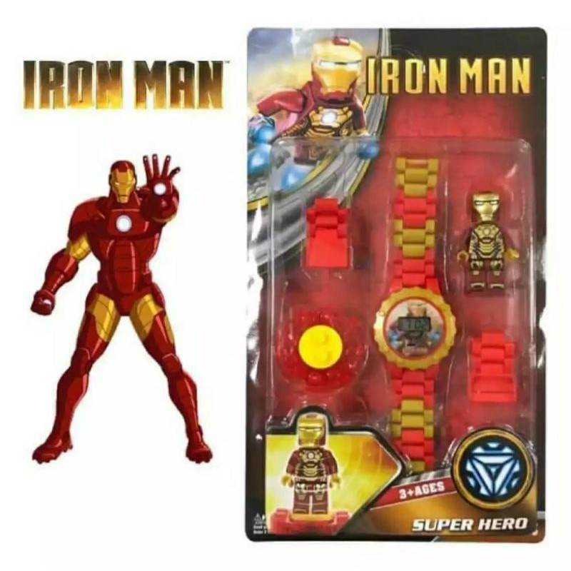 IRON MAN Jam tangan anak lego jam anak karakter jam fashion anak