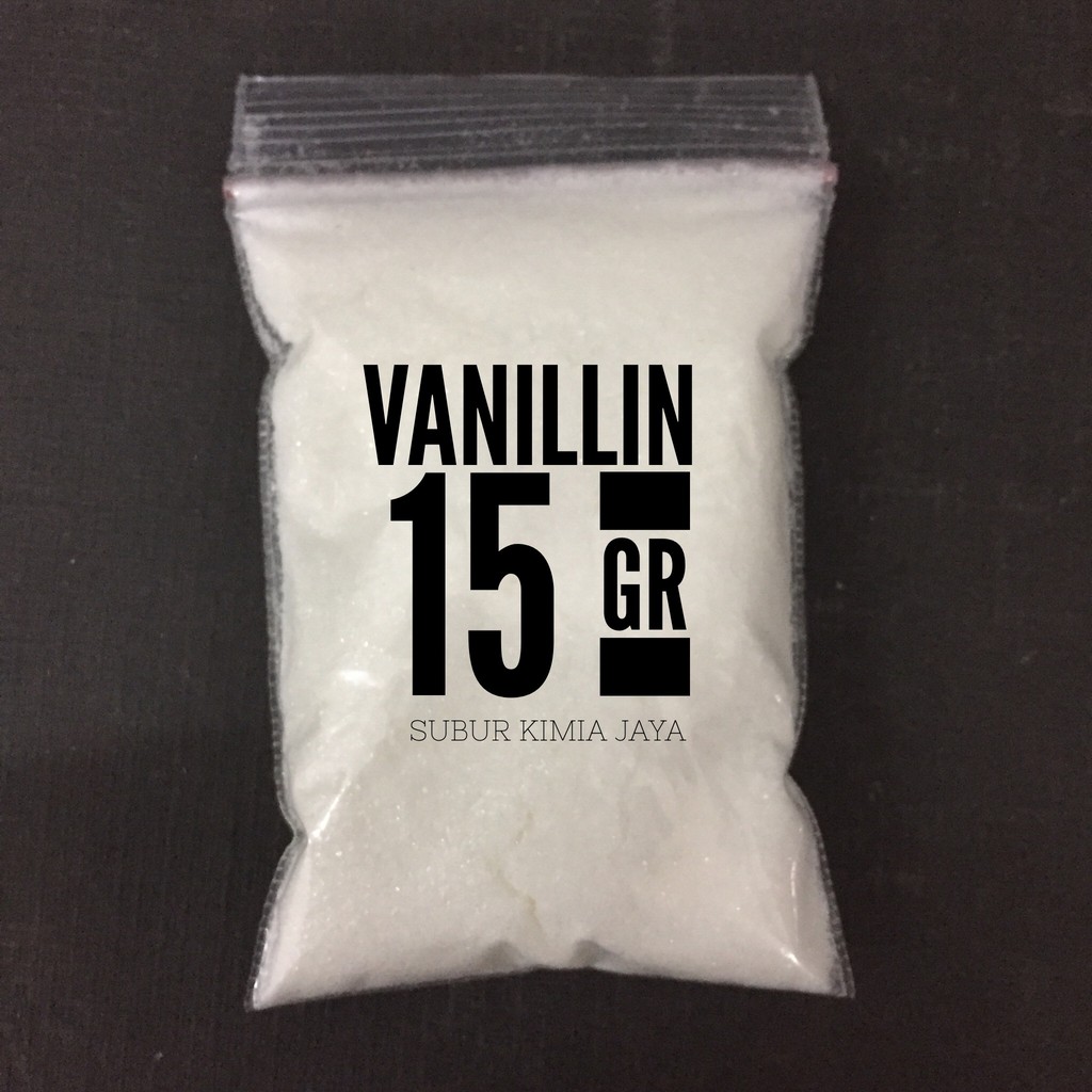 

Vanillin / Vanili / Vanilin powder bubuk food grade 15 gr
