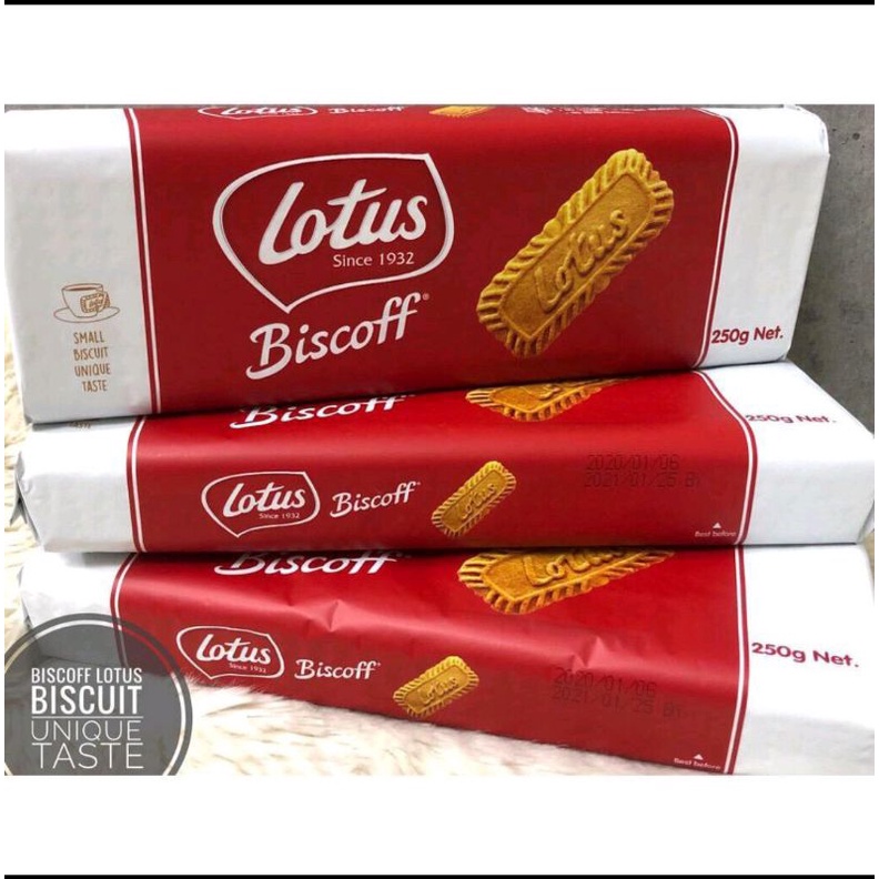 Lotus Biscoff Caramel Biscuit 250gr isi 32 Pcs / Biskuit Karamel Lotus Biscoff - Caramel Cookie