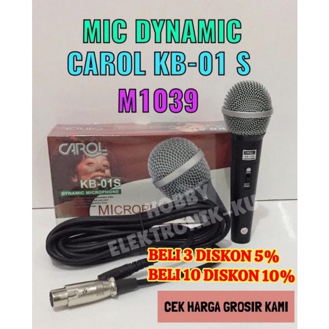 MIC CAROL KB-01S + SWITCH