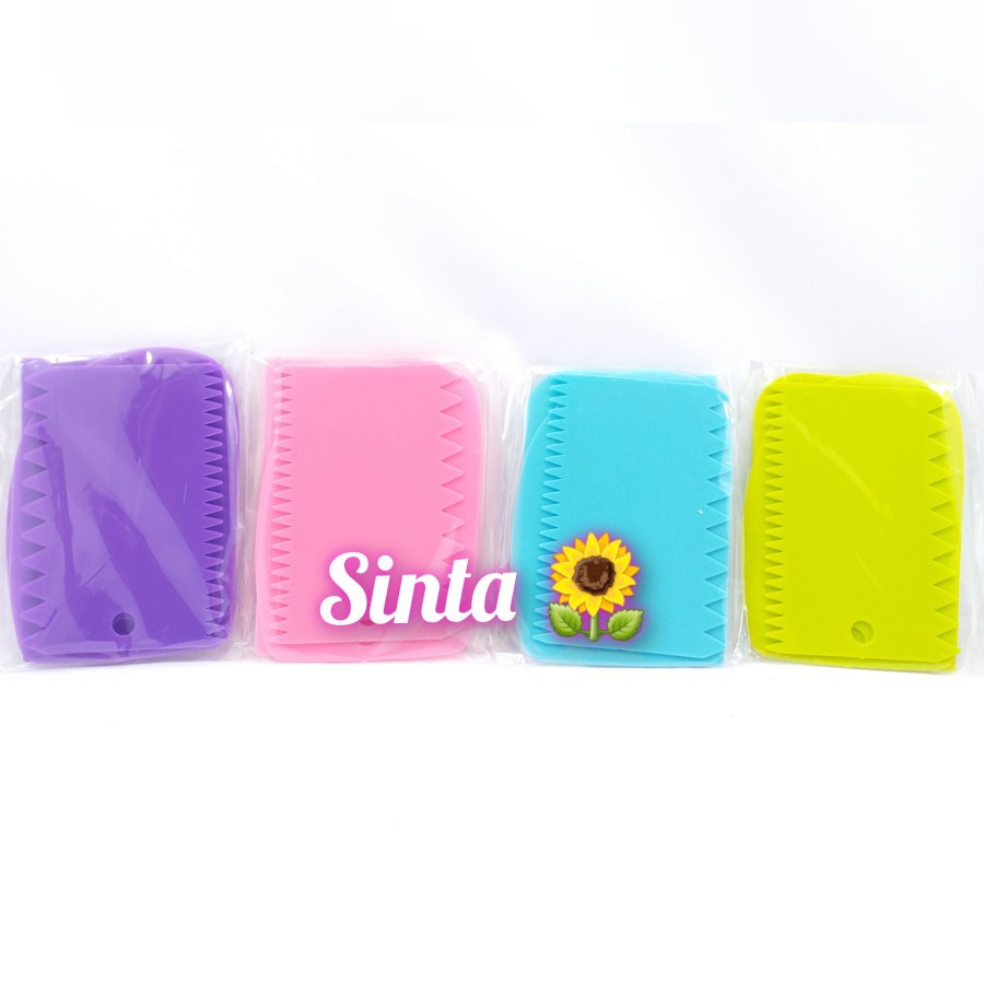 3Pcs Scrapper Kue/Scrapper Plastik